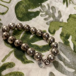 Authentic Tiffany & Co. Silver Bead Bracelet